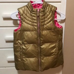Reversible girls Lily Pulitzer vest